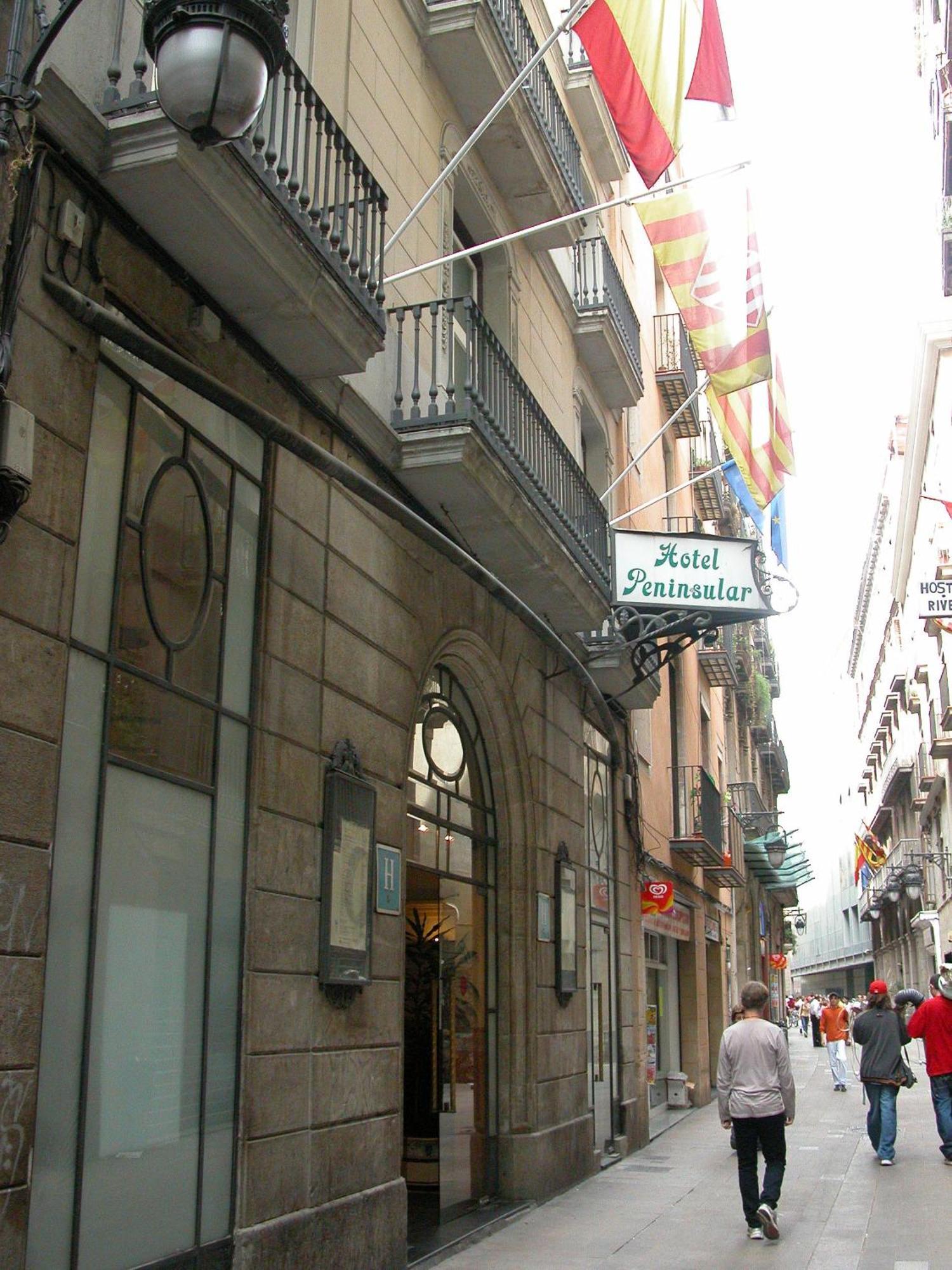 Hotel Peninsular Barcelona Luaran gambar
